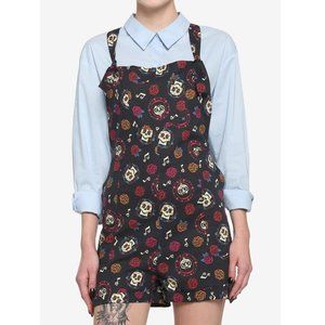 Disney Pixar Coco Sugar Skull Soft Shortalls, L